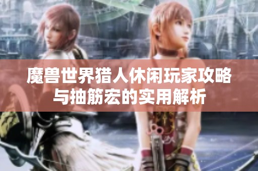 魔兽世界猎人休闲玩家攻略与抽筋宏的实用解析