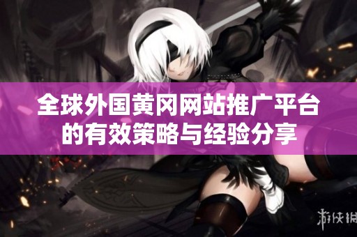 全球外国黄冈网站推广平台的有效策略与经验分享