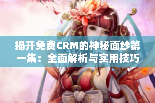 揭开免费CRM的神秘面纱第一集：全面解析与实用技巧