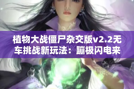 植物大战僵尸杂交版v2.2无车挑战新玩法：蹦极闪电来袭
