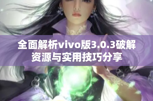 全面解析vivo版3.0.3破解资源与实用技巧分享