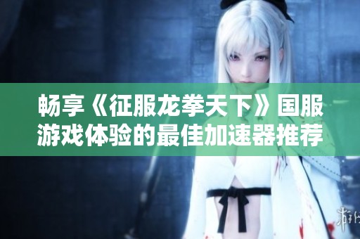 畅享《征服龙拳天下》国服游戏体验的最佳加速器推荐指南
