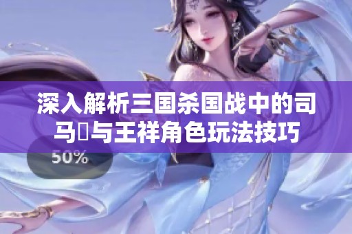 深入解析三国杀国战中的司马伷与王祥角色玩法技巧