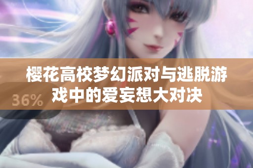 樱花高校梦幻派对与逃脱游戏中的爱妄想大对决