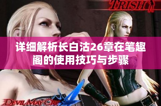 详细解析长白沽26章在笔趣阁的使用技巧与步骤