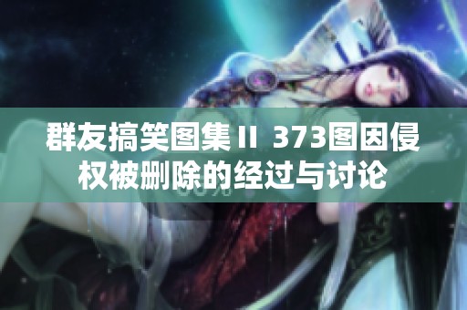 群友搞笑图集Ⅱ 373图因侵权被删除的经过与讨论