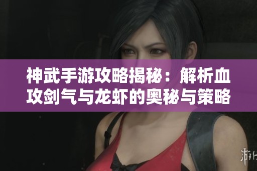 神武手游攻略揭秘：解析血攻剑气与龙虾的奥秘与策略
