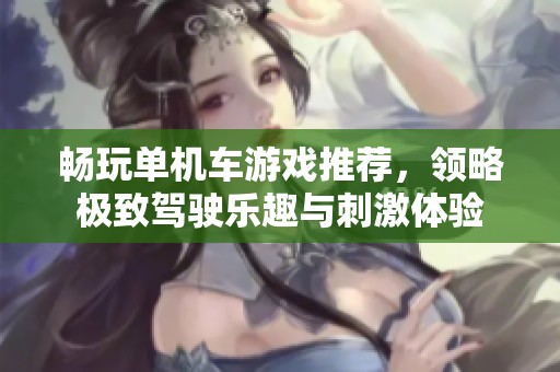 畅玩单机车游戏推荐，领略极致驾驶乐趣与刺激体验
