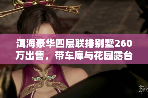 洱海豪华四层联排别墅260万出售，带车库与花园露台