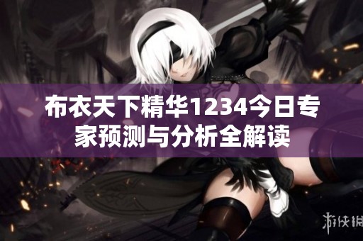 布衣天下精华1234今日专家预测与分析全解读