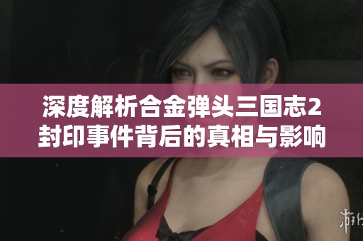 深度解析合金弹头三国志2封印事件背后的真相与影响