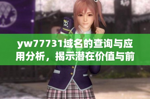 yw77731域名的查询与应用分析，揭示潜在价值与前景