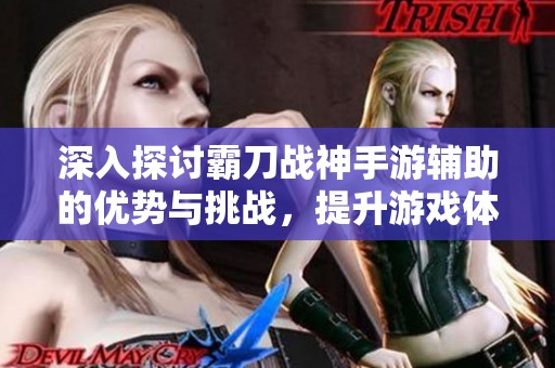 深入探讨霸刀战神手游辅助的优势与挑战，提升游戏体验的得与失