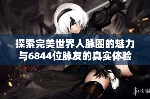 探索完美世界人脉圈的魅力与6844位脉友的真实体验