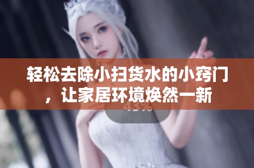 轻松去除小扫货水的小窍门，让家居环境焕然一新