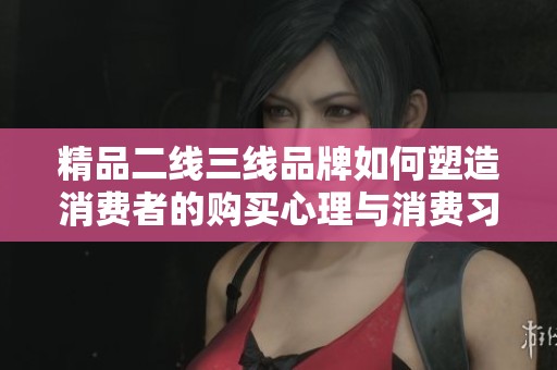 精品二线三线品牌如何塑造消费者的购买心理与消费习惯