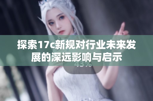 探索17c新规对行业未来发展的深远影响与启示