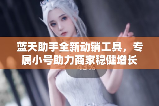 蓝天助手全新动销工具，专属小号助力商家稳健增长