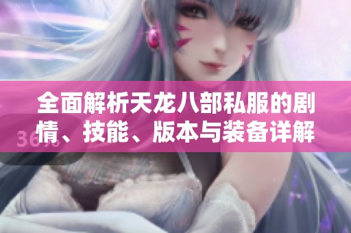 全面解析天龙八部私服的剧情、技能、版本与装备详解