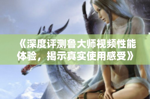 《深度评测鲁大师视频性能体验，揭示真实使用感受》