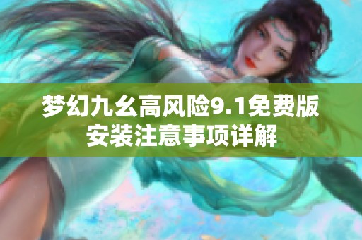 梦幻九幺高风险9.1免费版安装注意事项详解