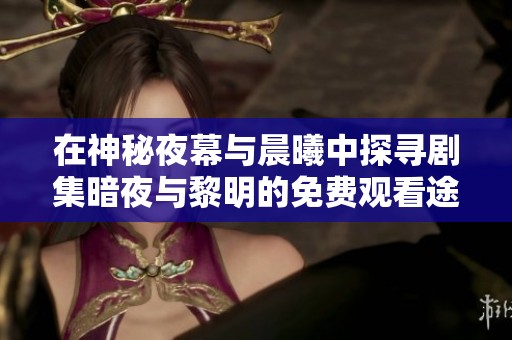 在神秘夜幕与晨曦中探寻剧集暗夜与黎明的免费观看途径