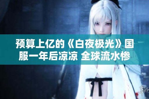 预算上亿的《白夜极光》国服一年后凉凉 全球流水惨淡不足五十