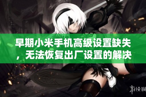 早期小米手机高级设置缺失，无法恢复出厂设置的解决方案探讨