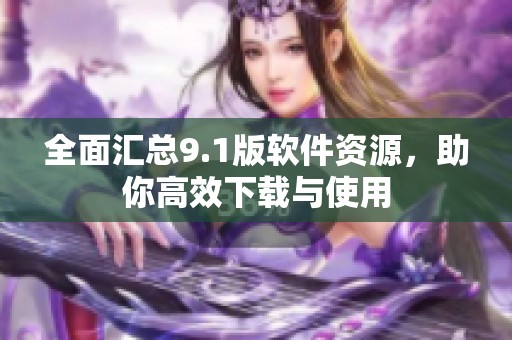 全面汇总9.1版软件资源，助你高效下载与使用