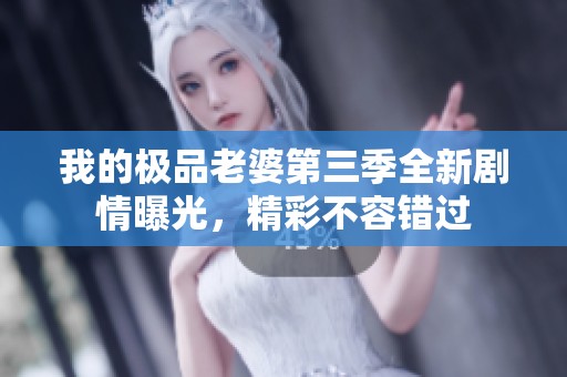 我的极品老婆第三季全新剧情曝光，精彩不容错过