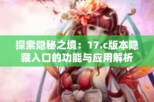 探索隐秘之境：17.c版本隐藏入口的功能与应用解析