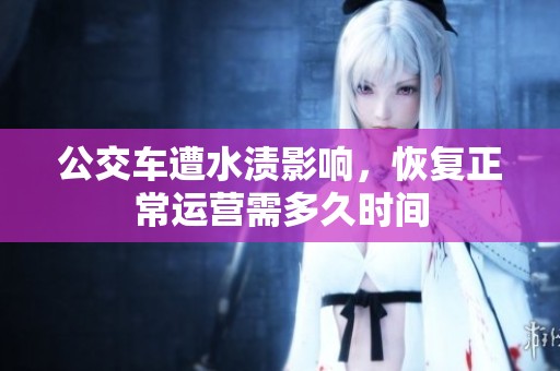 公交车遭水渍影响，恢复正常运营需多久时间