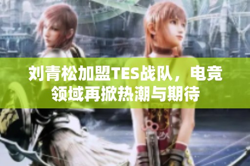 刘青松加盟TES战队，电竞领域再掀热潮与期待