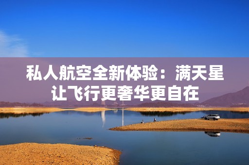 私人航空全新体验：满天星让飞行更奢华更自在