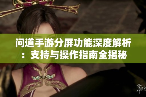 问道手游分屏功能深度解析：支持与操作指南全揭秘