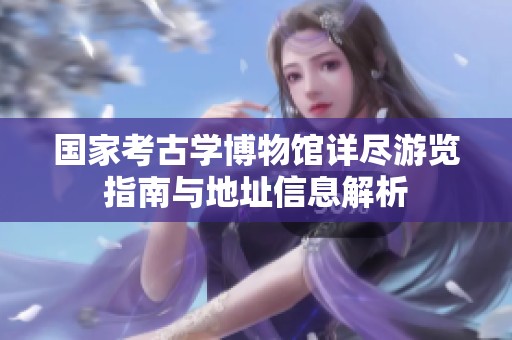 国家考古学博物馆详尽游览指南与地址信息解析