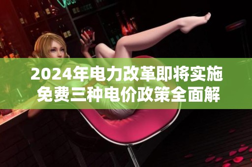 2024年电力改革即将实施 免费三种电价政策全面解析
