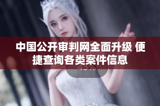 中国公开审判网全面升级 便捷查询各类案件信息