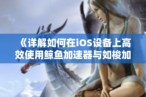 《详解如何在iOS设备上高效使用鲸鱼加速器与如梭加速器》