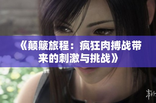 《颠簸旅程：疯狂肉搏战带来的刺激与挑战》
