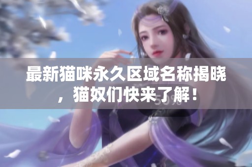 最新猫咪永久区域名称揭晓，猫奴们快来了解！