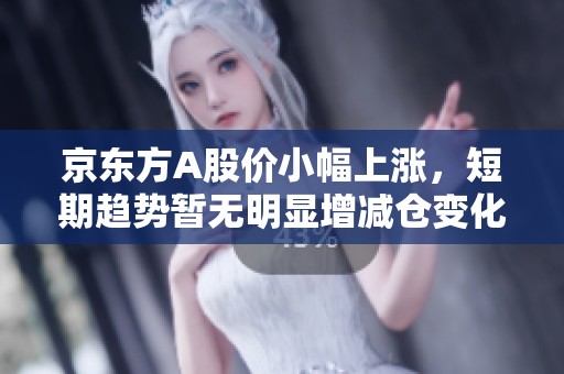 京东方A股价小幅上涨，短期趋势暂无明显增减仓变化