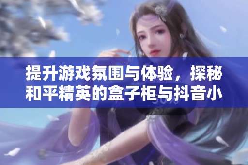 提升游戏氛围与体验，探秘和平精英的盒子柜与抖音小助手