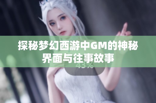 探秘梦幻西游中GM的神秘界面与往事故事