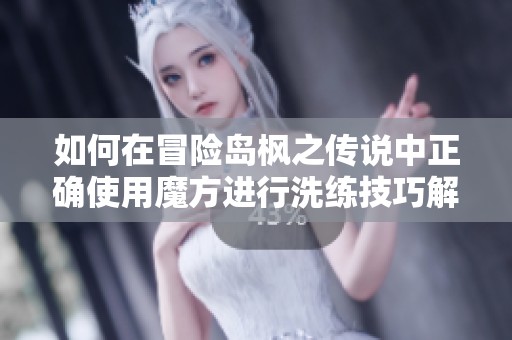 如何在冒险岛枫之传说中正确使用魔方进行洗练技巧解析