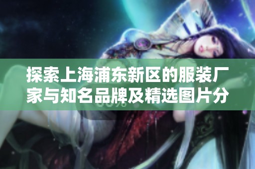 探索上海浦东新区的服装厂家与知名品牌及精选图片分享