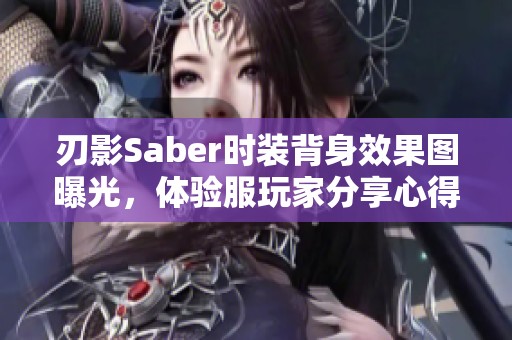 刃影Saber时装背身效果图曝光，体验服玩家分享心得