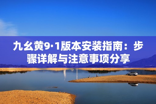 九幺黄9·1版本安装指南：步骤详解与注意事项分享