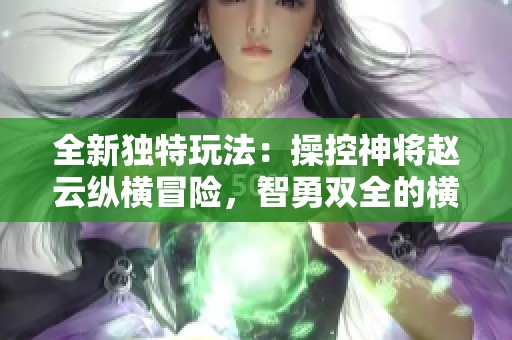 全新独特玩法：操控神将赵云纵横冒险，智勇双全的横版闯关单机游戏体验