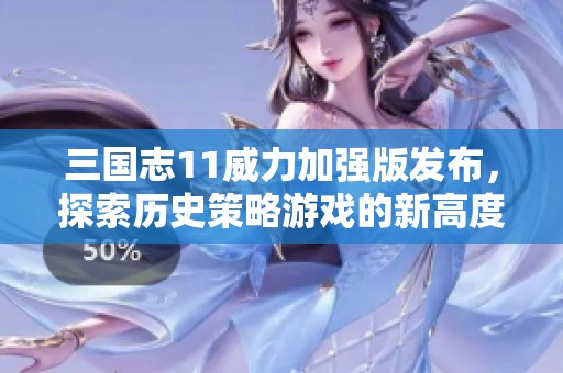 三国志11威力加强版发布，探索历史策略游戏的新高度与魅力